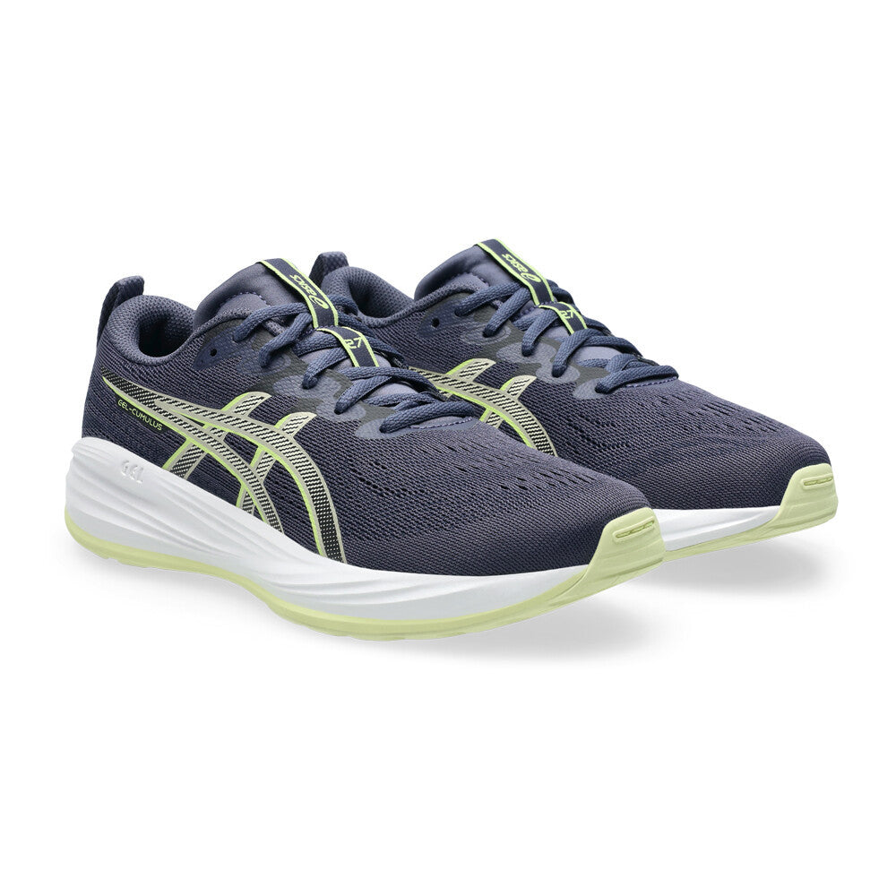 ASICS Junior Gel-Cumulus 27 Running Shoes - Indigo Fog/Lucid Yellow