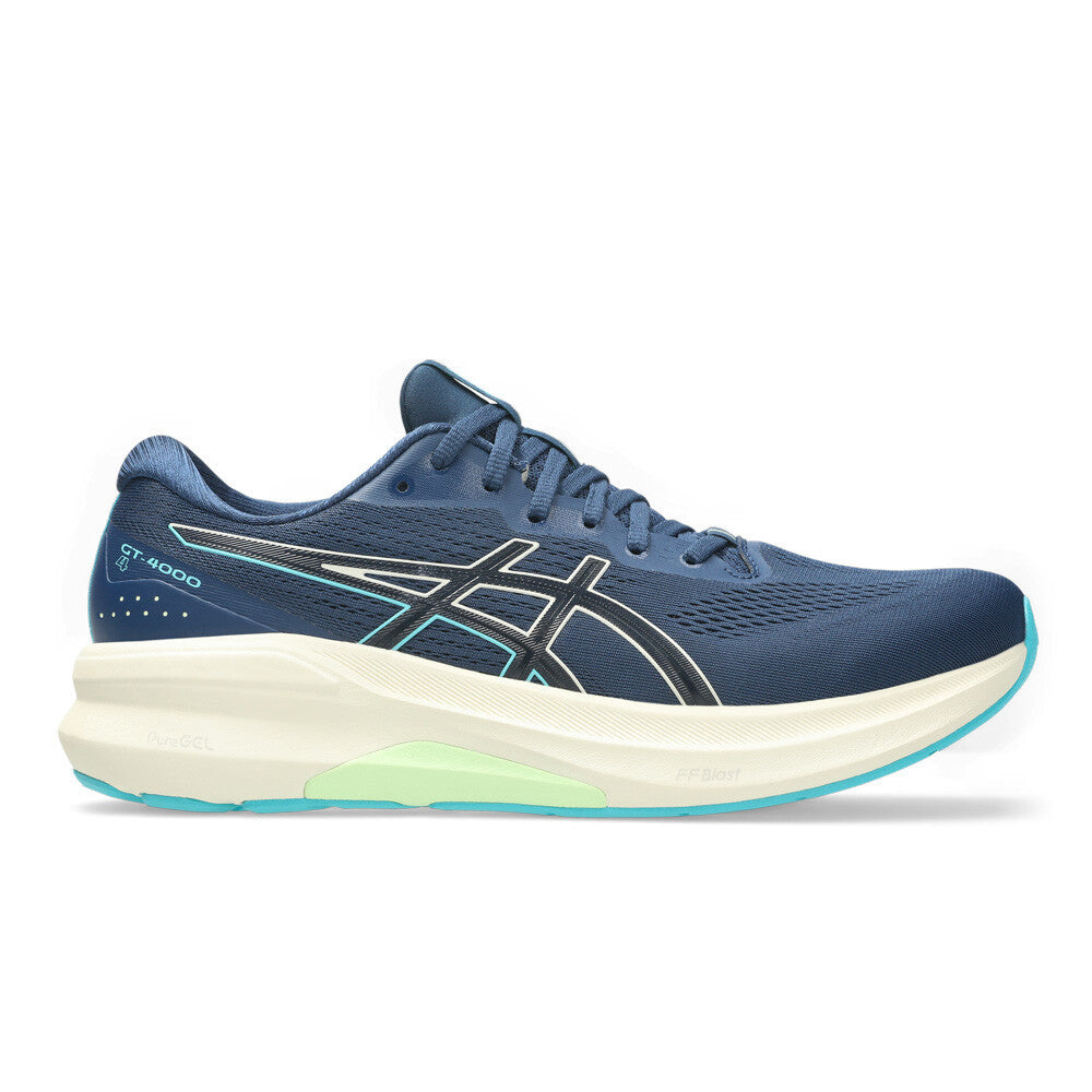 ASICS GT-4000 4 Men's Running Shoes - Independence Blue/Energy Aqua