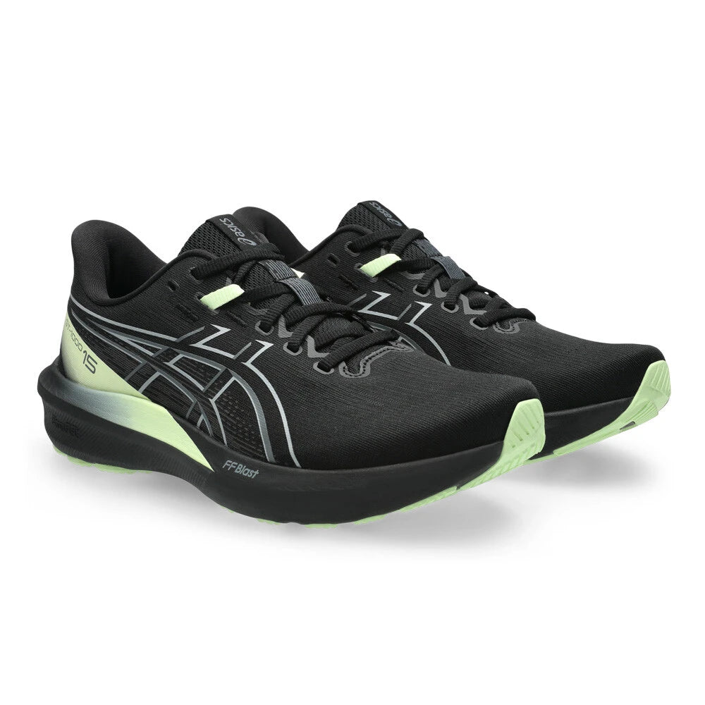ASICS GT-1000 15 Men's Running Shoes - Black/Illuminate Yellow