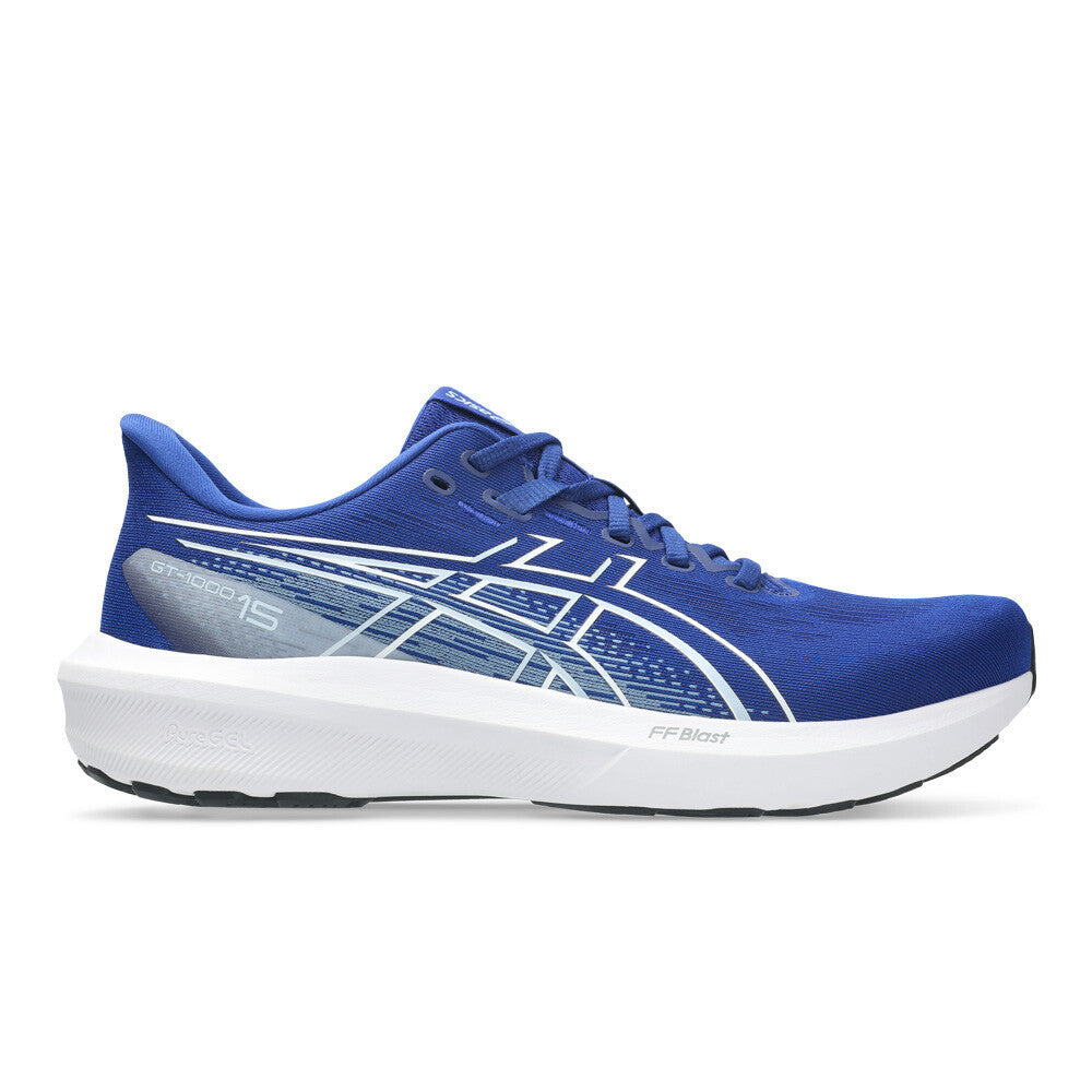 ASICS GT-1000 15 Men's Running Shoes - Prussian Blue/White