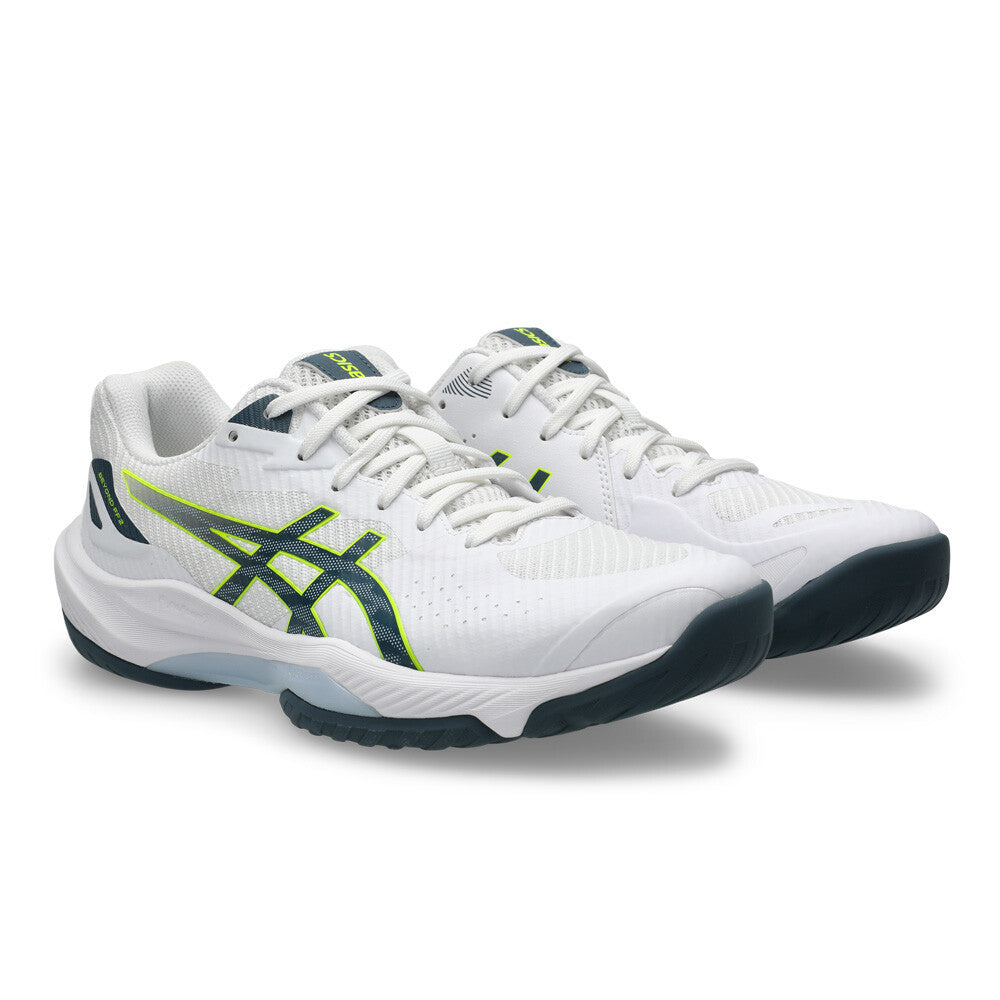 ASICS Beyond FF 2 Men's Indoor Court Shoes - White/Raw Indigo