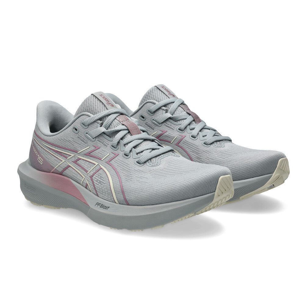 ASICS GT-1000 15 Women's Running Shoes - Piedmont Grey/Taro Purple
