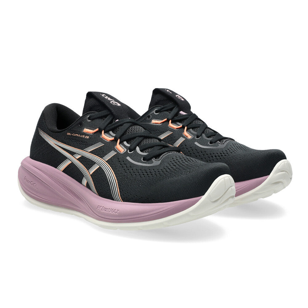 ASICS Gel-Cumulus 28 Women's Running Shoes - Black/Taro Purple
