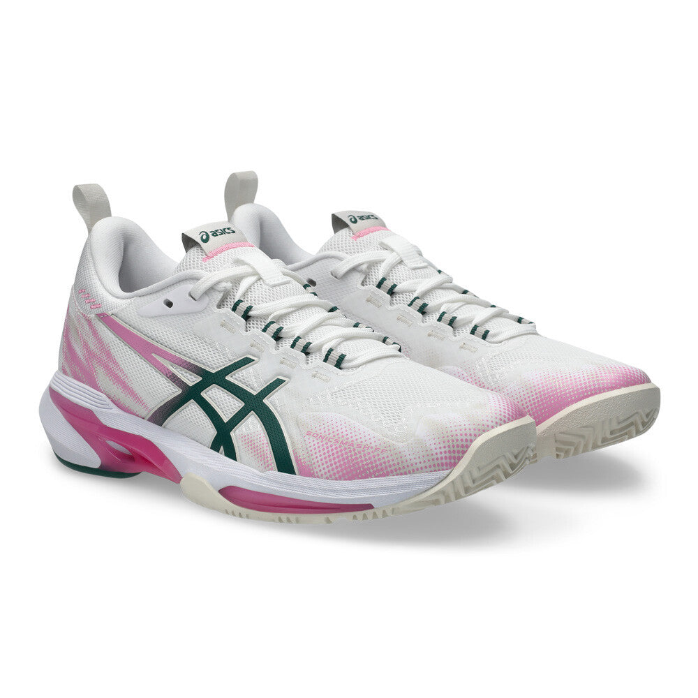ASICS Sonicsmash FF Women's Tennis Shoes - White/Jewel Green