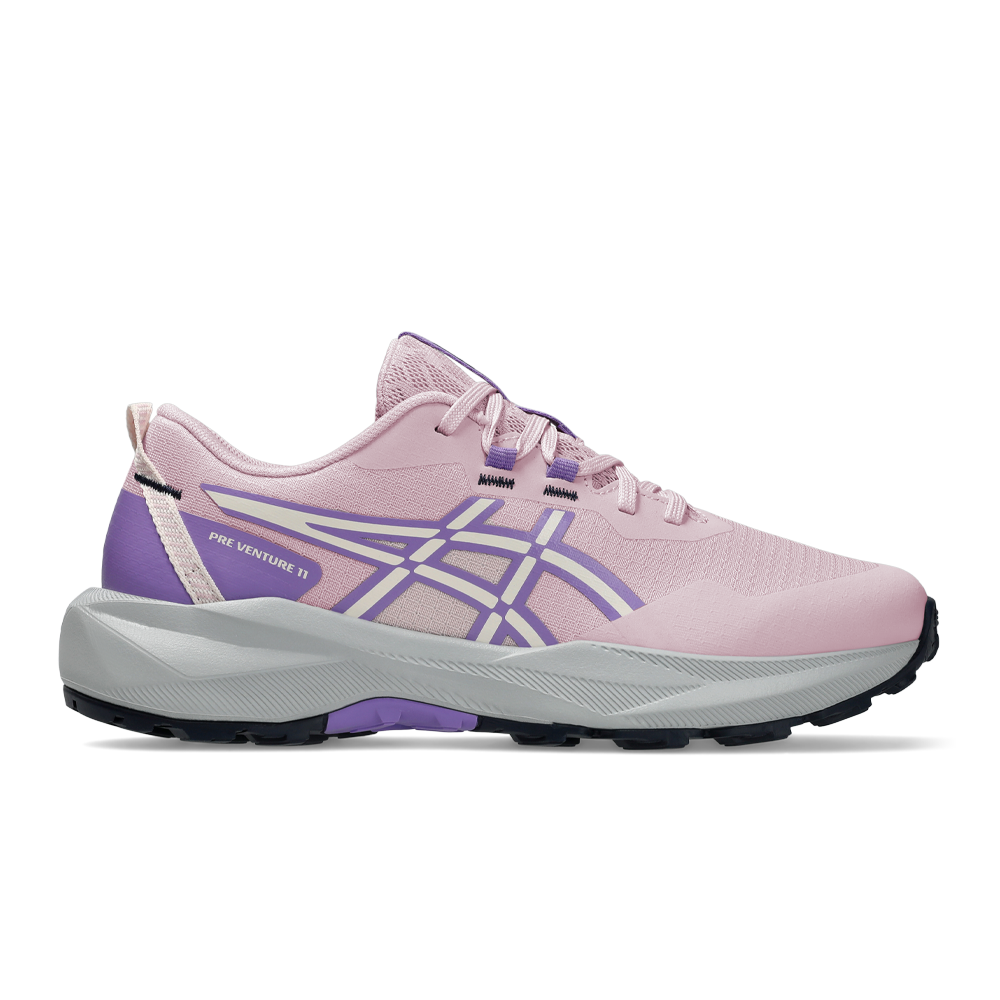 ASICS Junior PRE VENTURE 11 Running Shoes - Barely Rose/Faded Plum