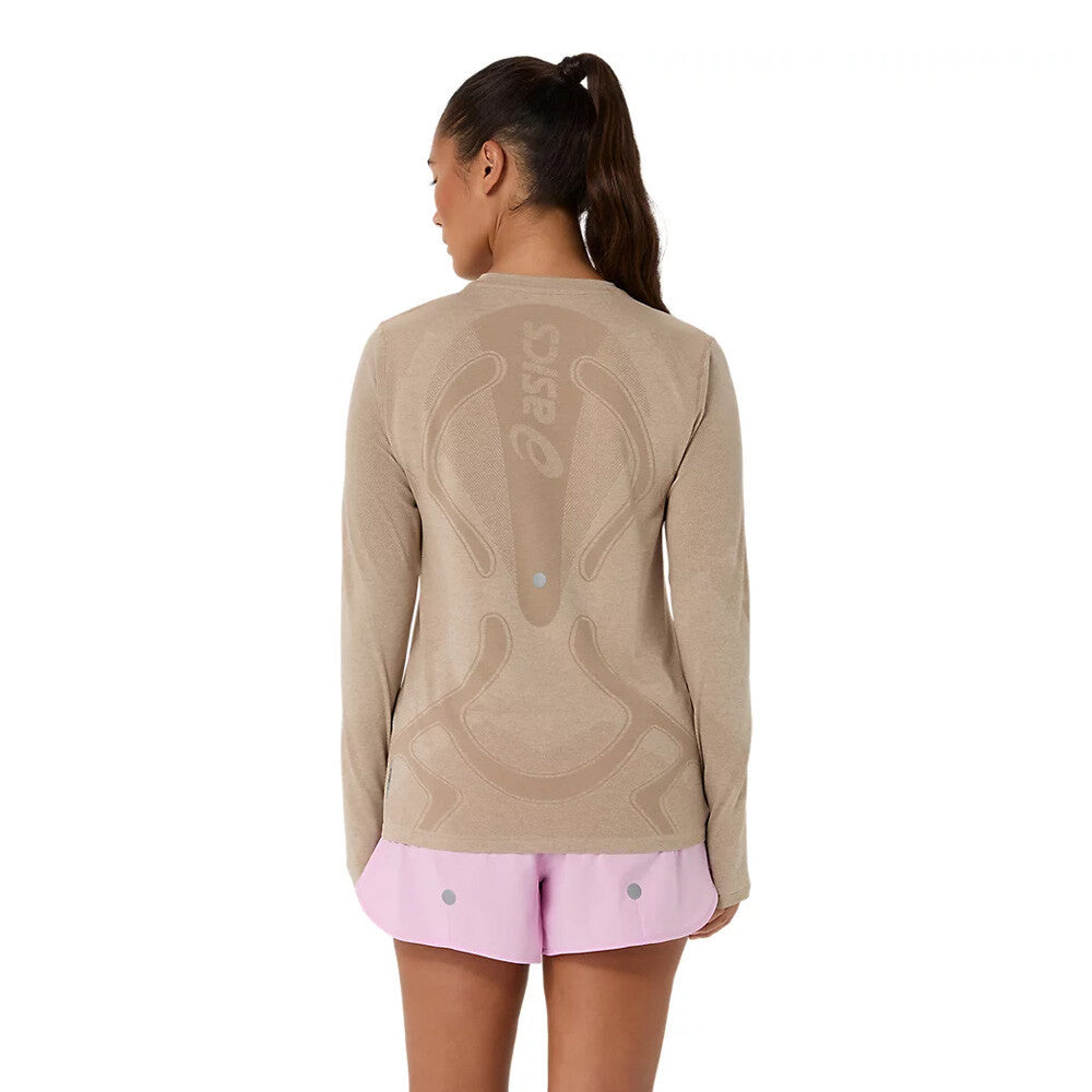 ASICS Road Seamless Women's Running T-Shirt - Greige