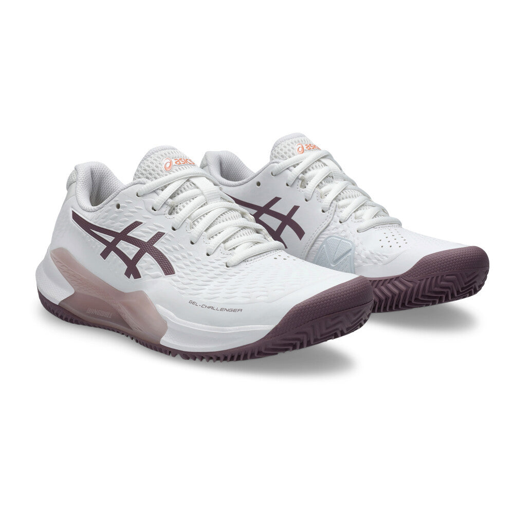 ASICS Gel-Challenger 14 Clay Women's Tennis Shoes - White/Dusty Mauve