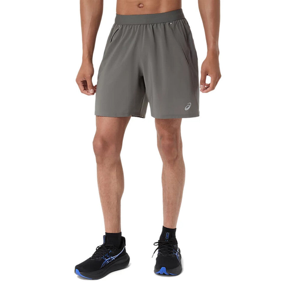 ASICS Road 7 Inch Men's Running Shorts - Truffle Grey