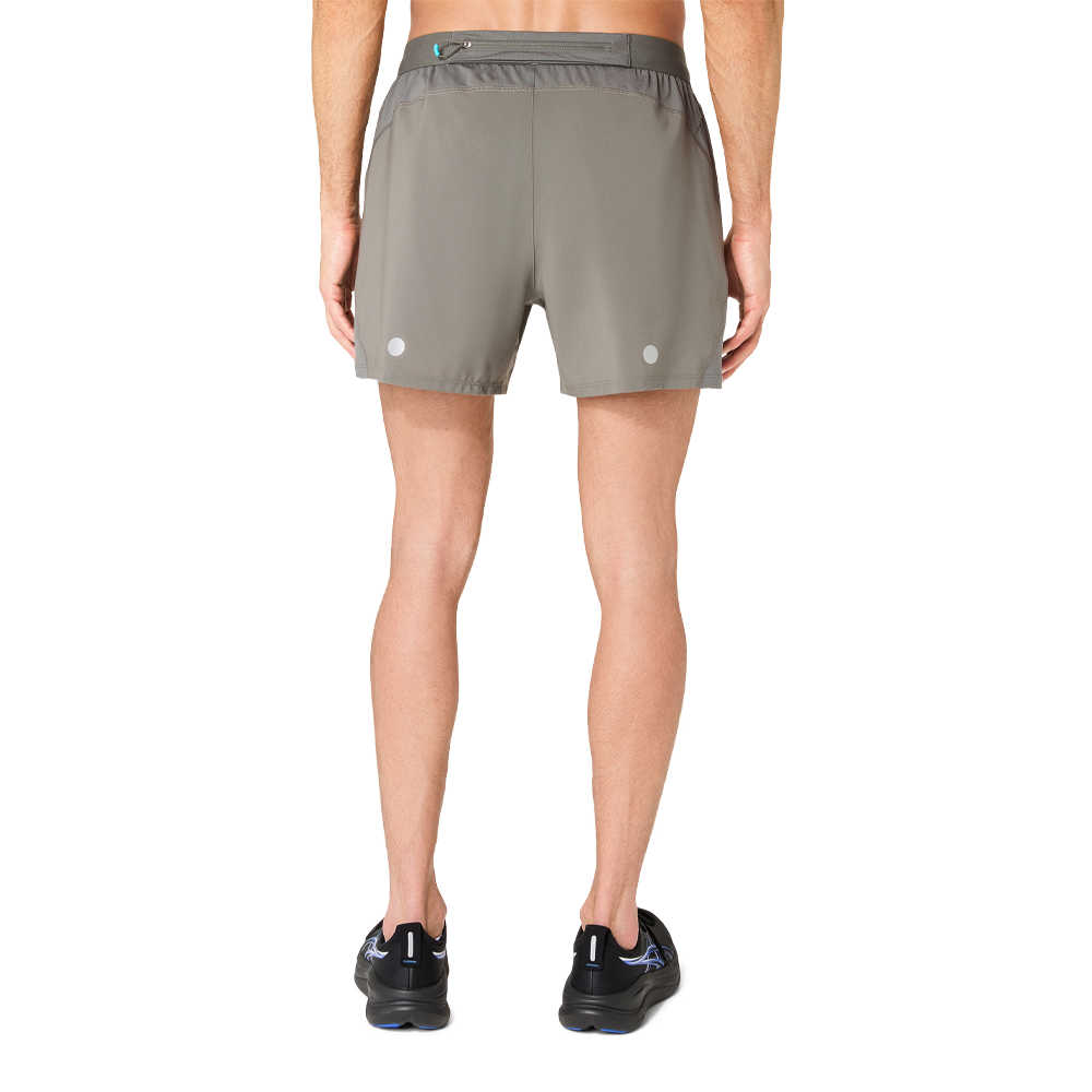 ASICS Road 5 Inch Men's Running Shorts - Truffle Grey