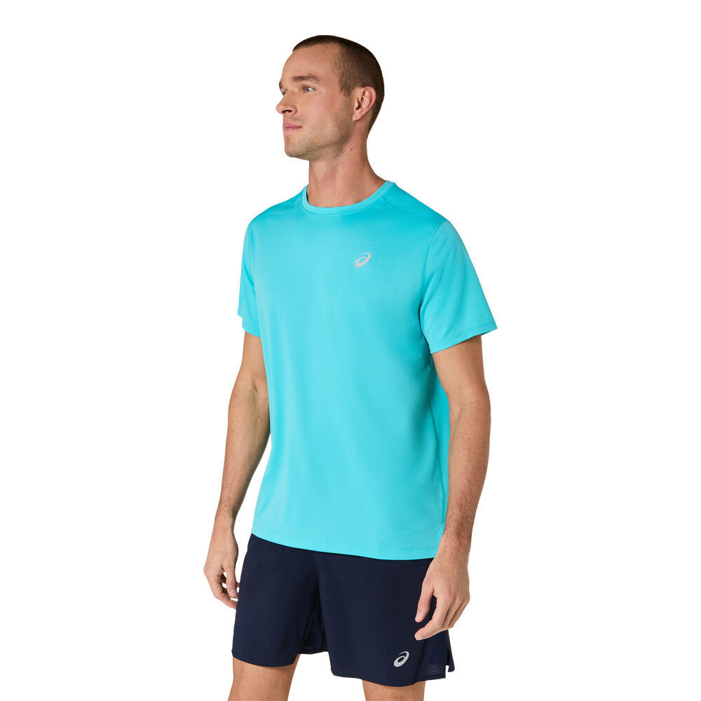 ASICS Core Men's Running Shirt - Energy Aqua