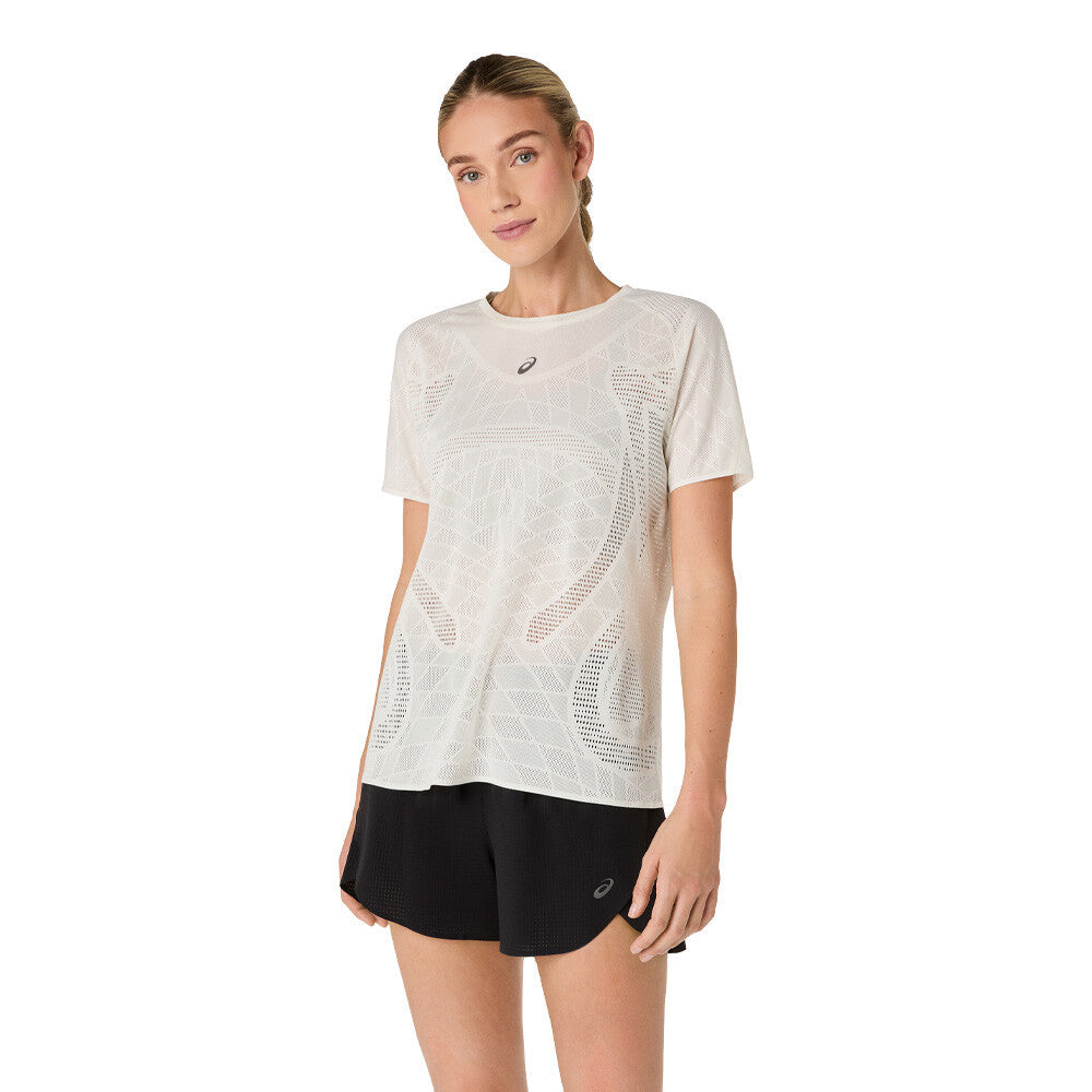 ASICS Metarun Women's Running T-Shirt - Cream
