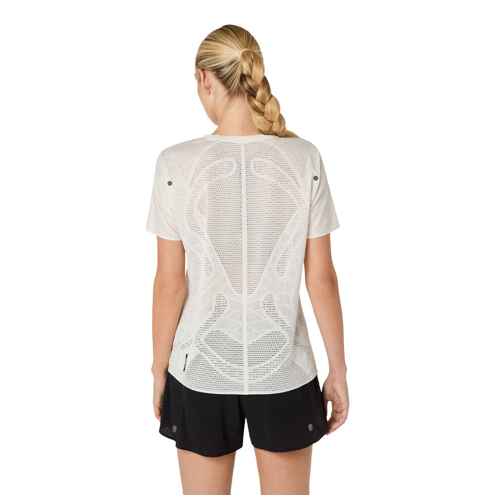 ASICS Metarun Women's Running T-Shirt - Cream