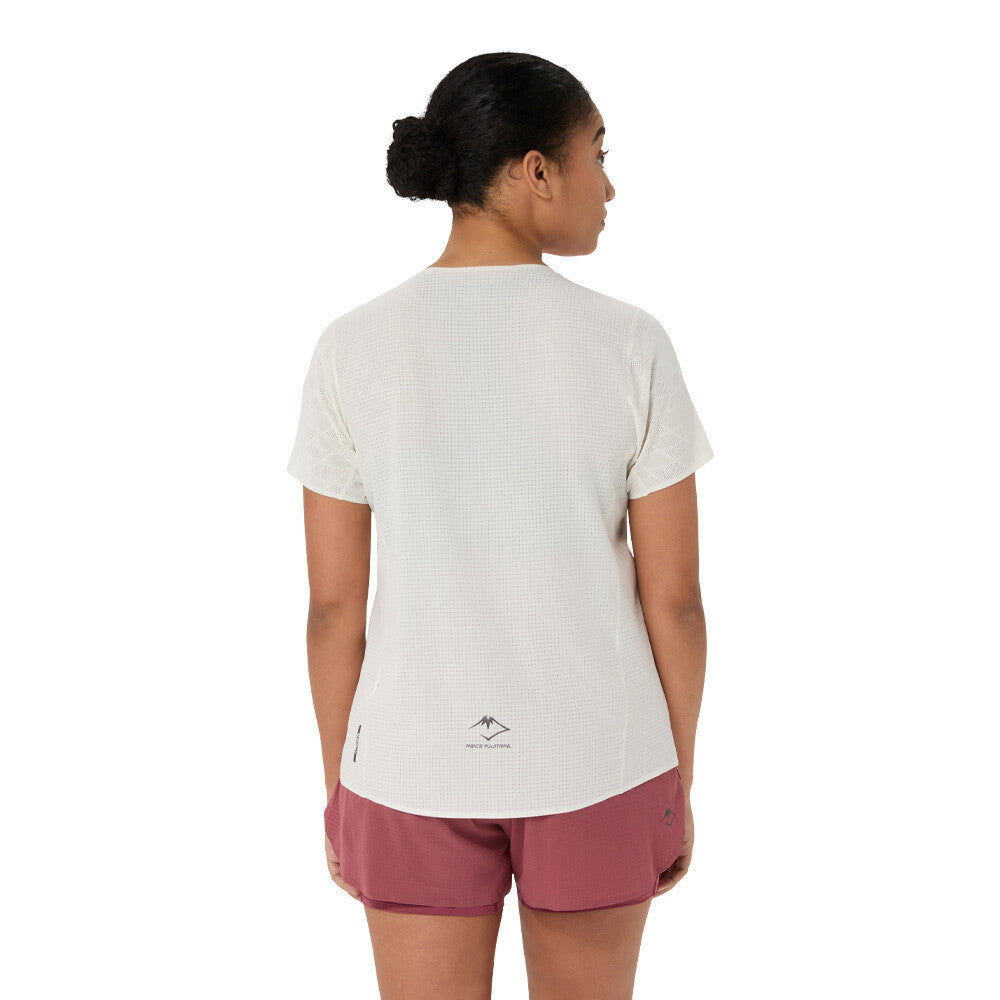 ASICS Fujitrail Elite Graphic Women's T-Shirt - Cream