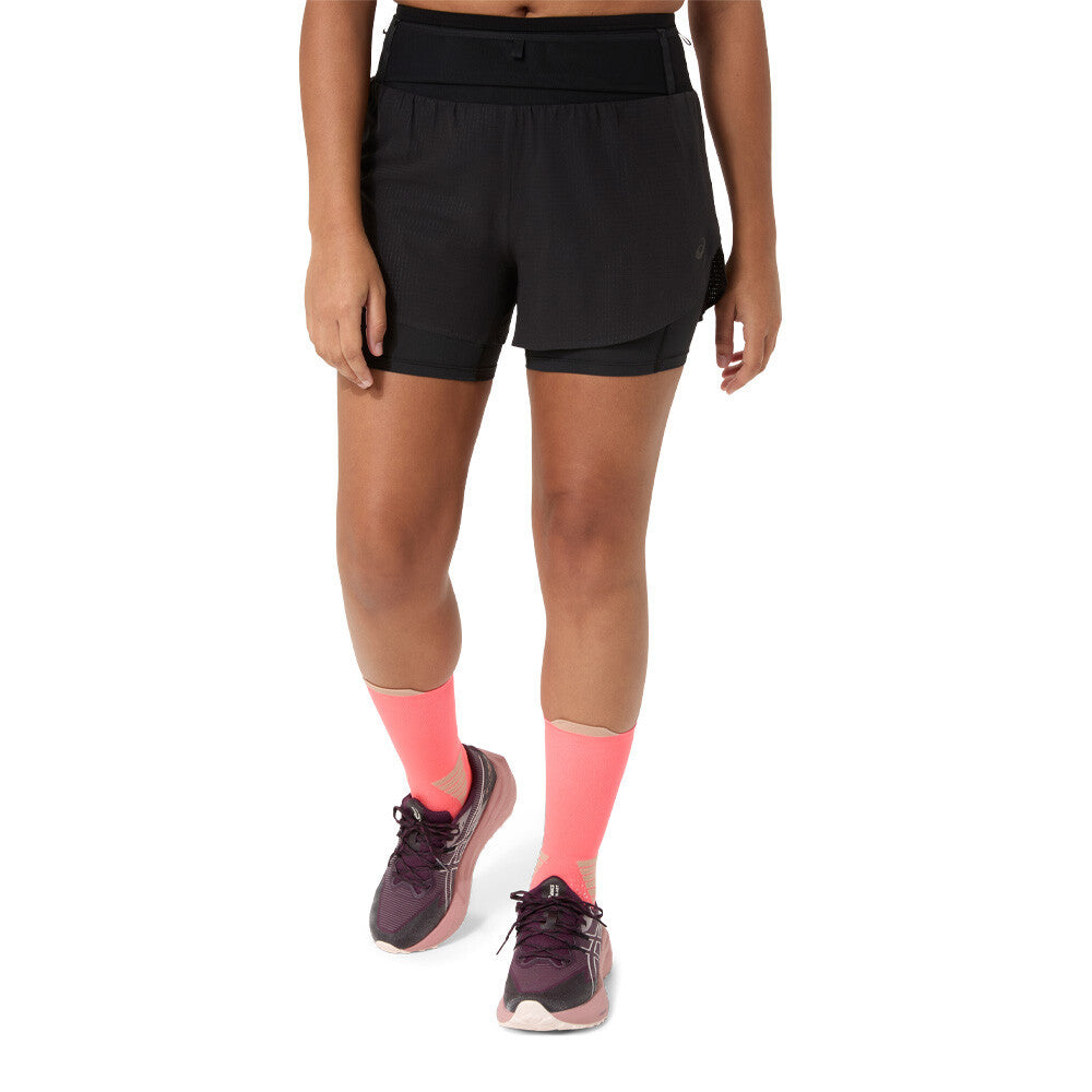 ASICS Fujitrail Elite Women's Running Shorts - Performance Black