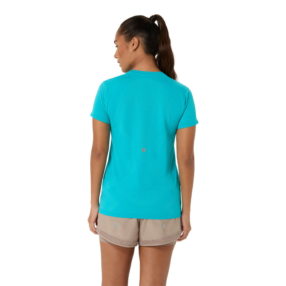 ASICS Road Seamless Women's Running T-Shirt - Energy Aqua