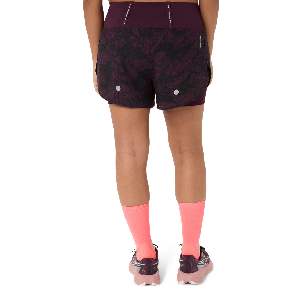 ASICS Road 2-N-1 3.5 Inch Women's Shorts - Dark Aubergine