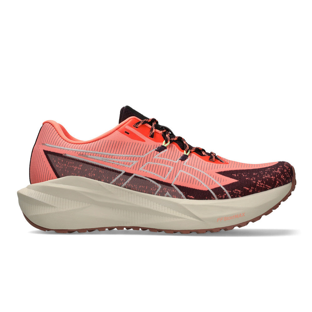ASICS Blazeblast Men's Trail Running Shoes - Sun Coral/Dark Aubergine