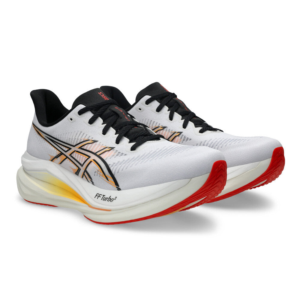 ASICS SONICBLAST 2 Men's Running Shoes - White/Stadium Orange