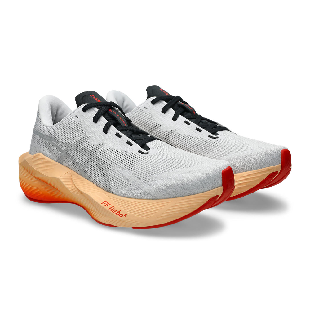ASICS Novablast 6 Men's Running Shoes - White/Orange Glow