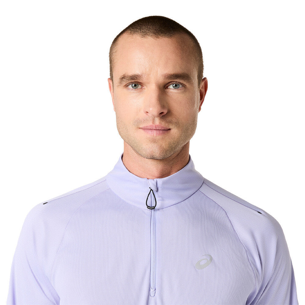 ASICS Road LITE-SHOW Men's Half-Zip Top - Vapour