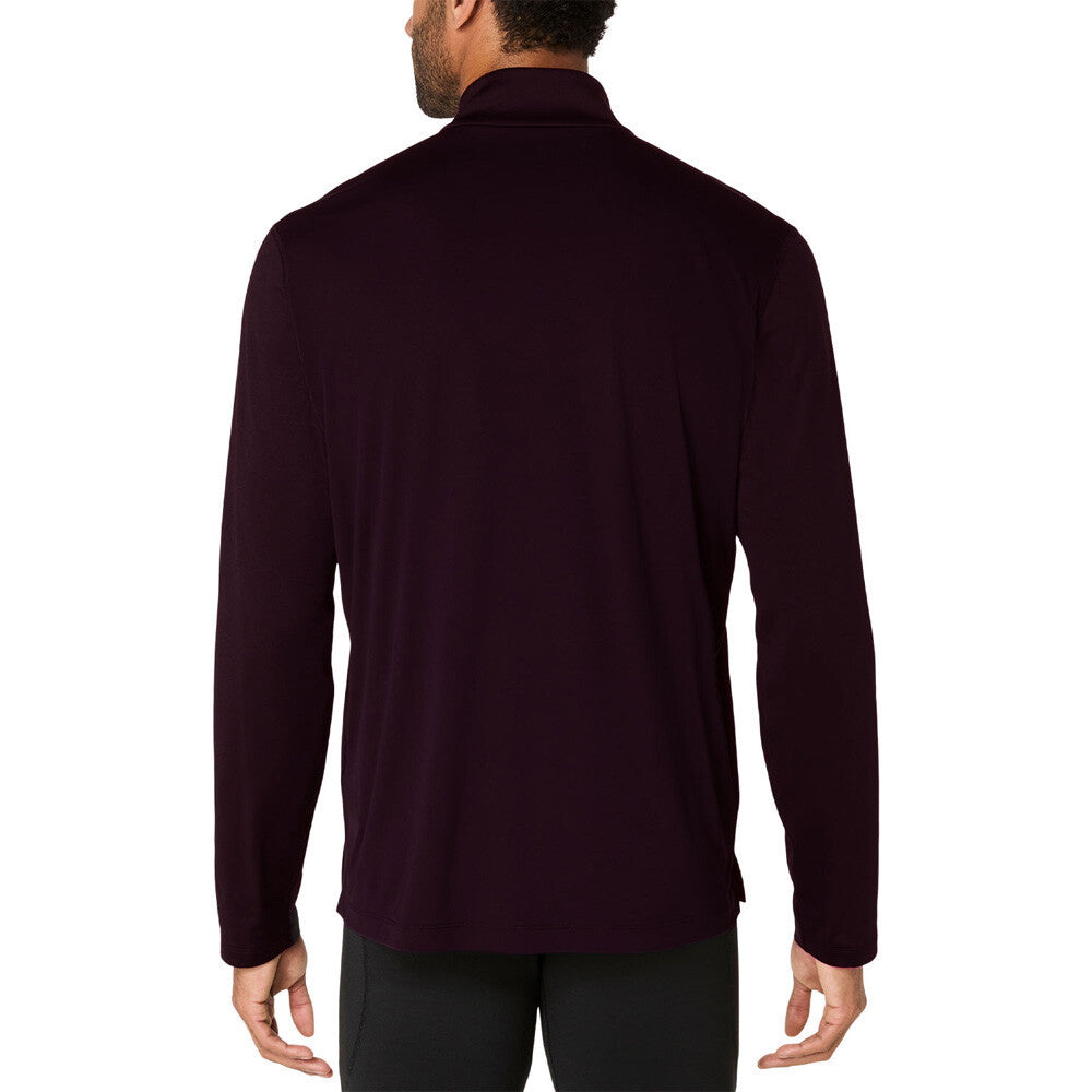 ASICS Core Long Sleeve Half Zip Men's Winter Top - Dark Currant