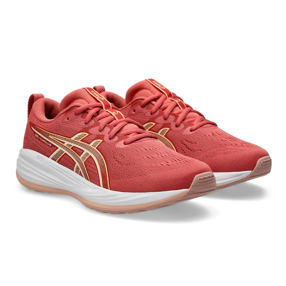 ASICS Junior Gel-Cumulus 27 Running Shoes - Dark Pink Clay/Cream