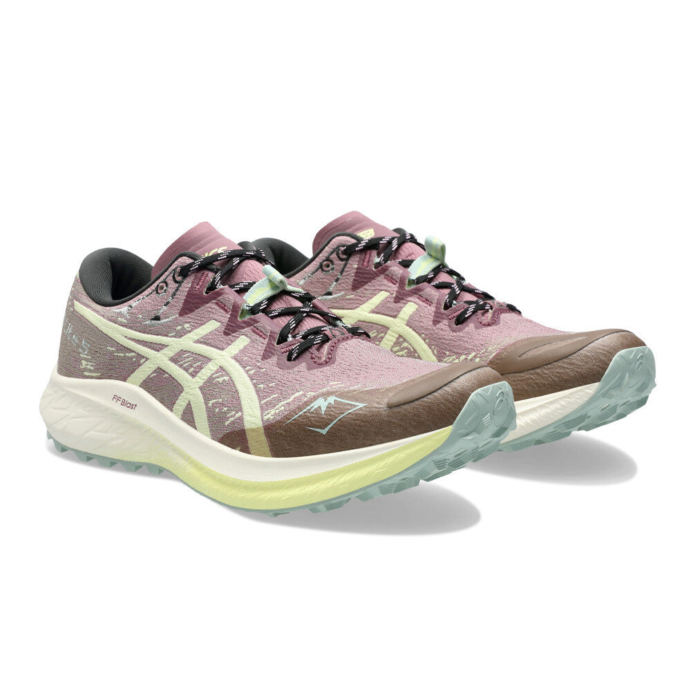 ASICS Fuji Lite 5 Women's Trail Running Shoes - Purple Oxide/Huddle Yellow
