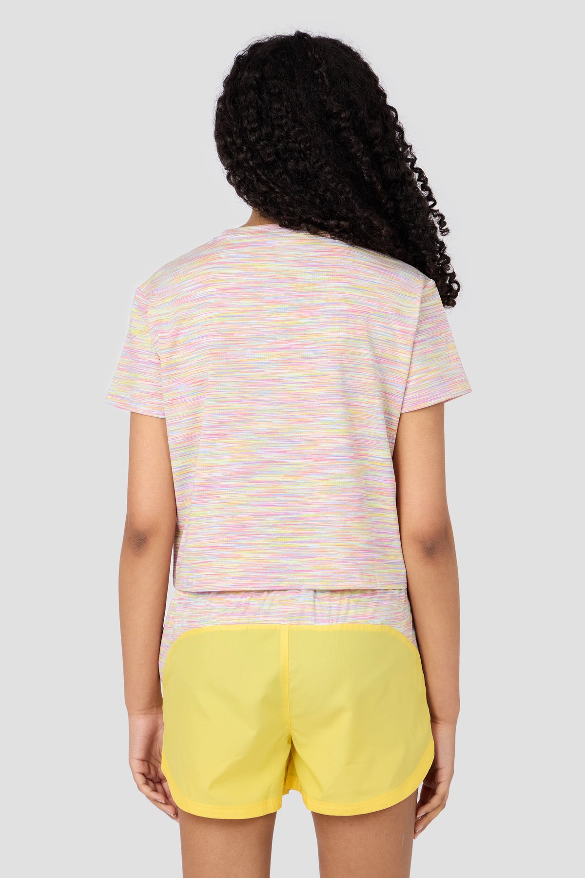 Montirex Girls' Trail Box T-Shirt - Yellow/Purple/Pink