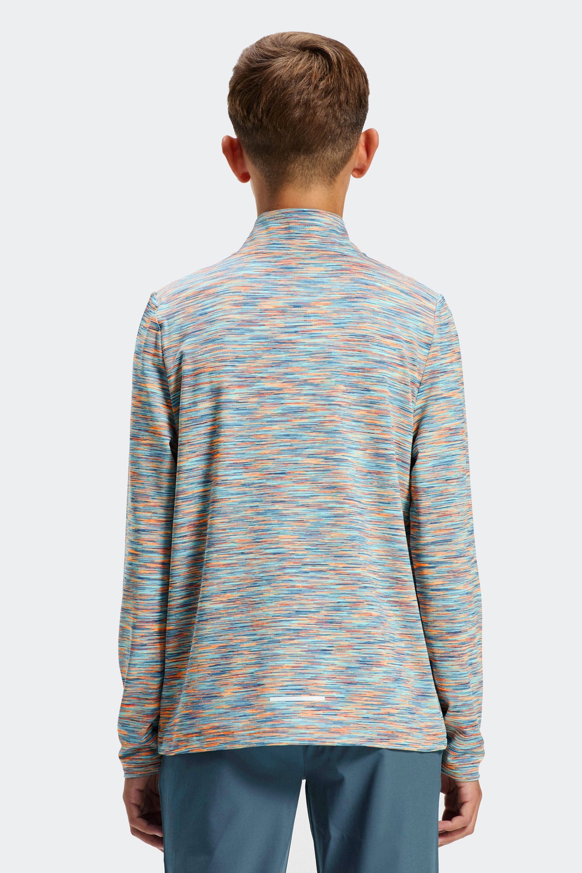 Montirex Junior Trail 1/4 Zip - Blue/Green/Orange