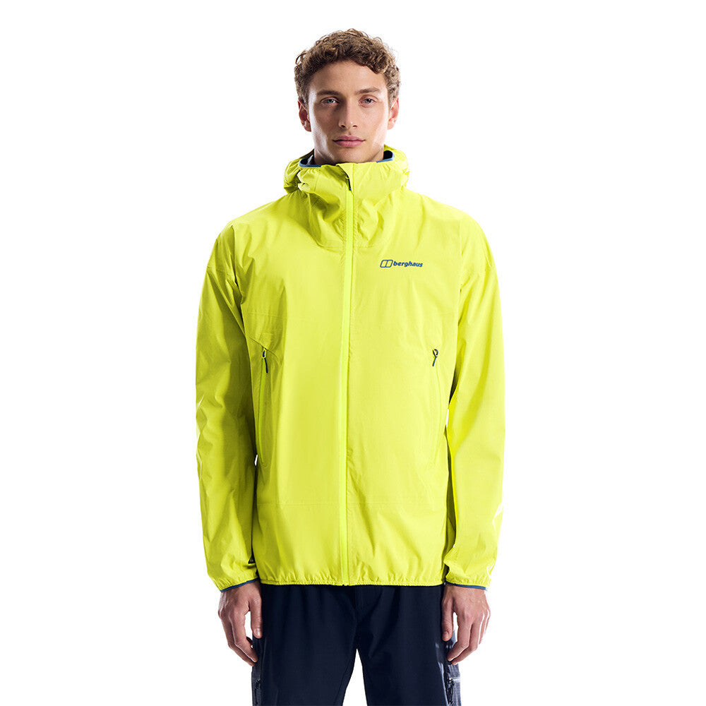Berghaus Rain-Motion Waterproof Men's Jacket - Light Yellow