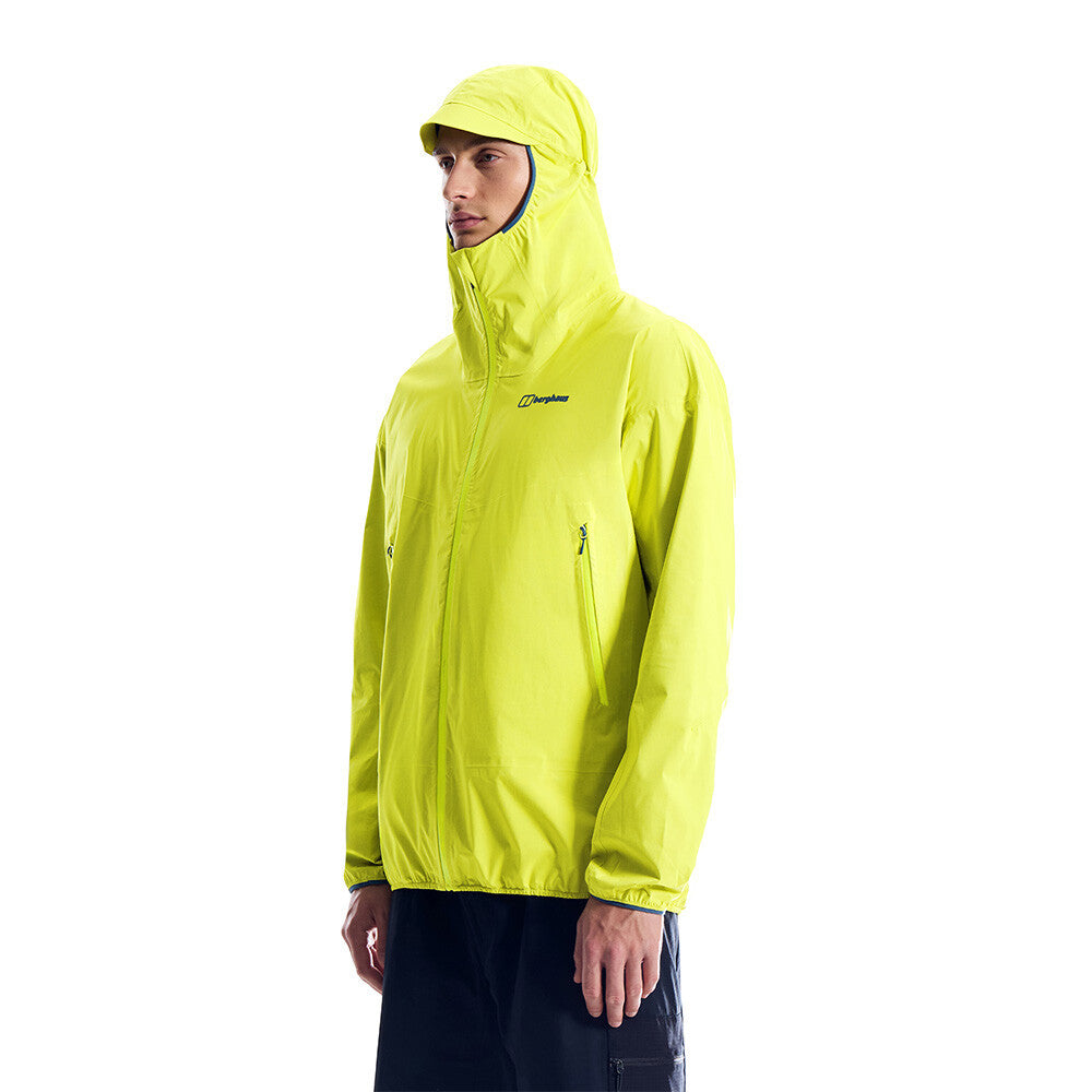 Berghaus Rain-Motion Waterproof Men's Jacket - Light Yellow