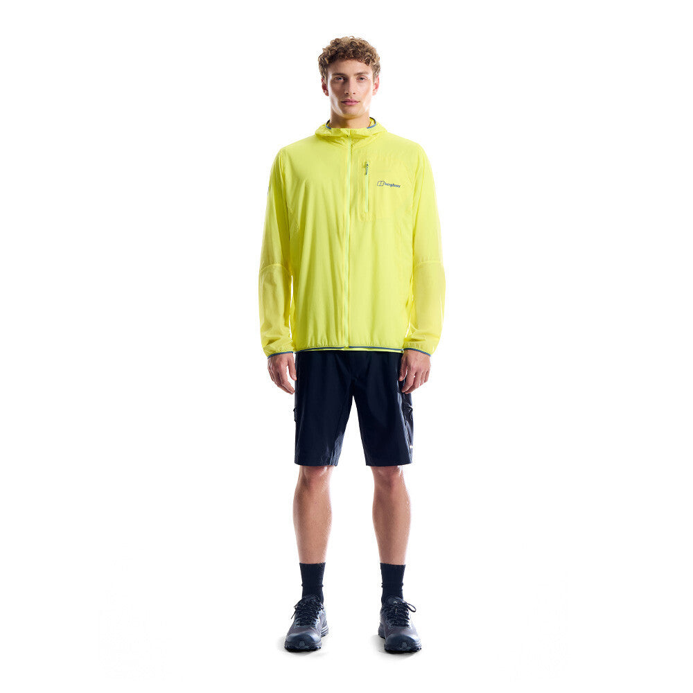 Berghaus Pendower Men's Wind Jacket - Light Yellow