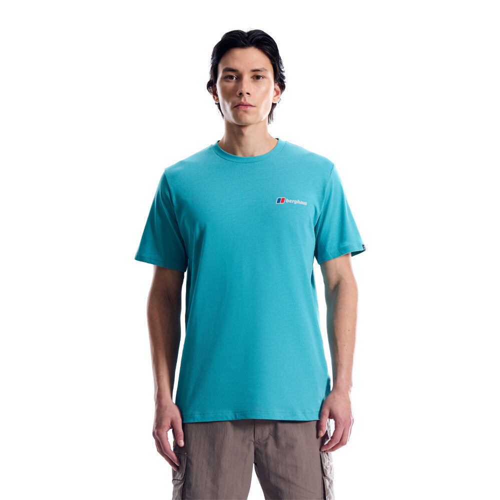 Berghaus Front and Back Men's T-Shirt - Light Blue