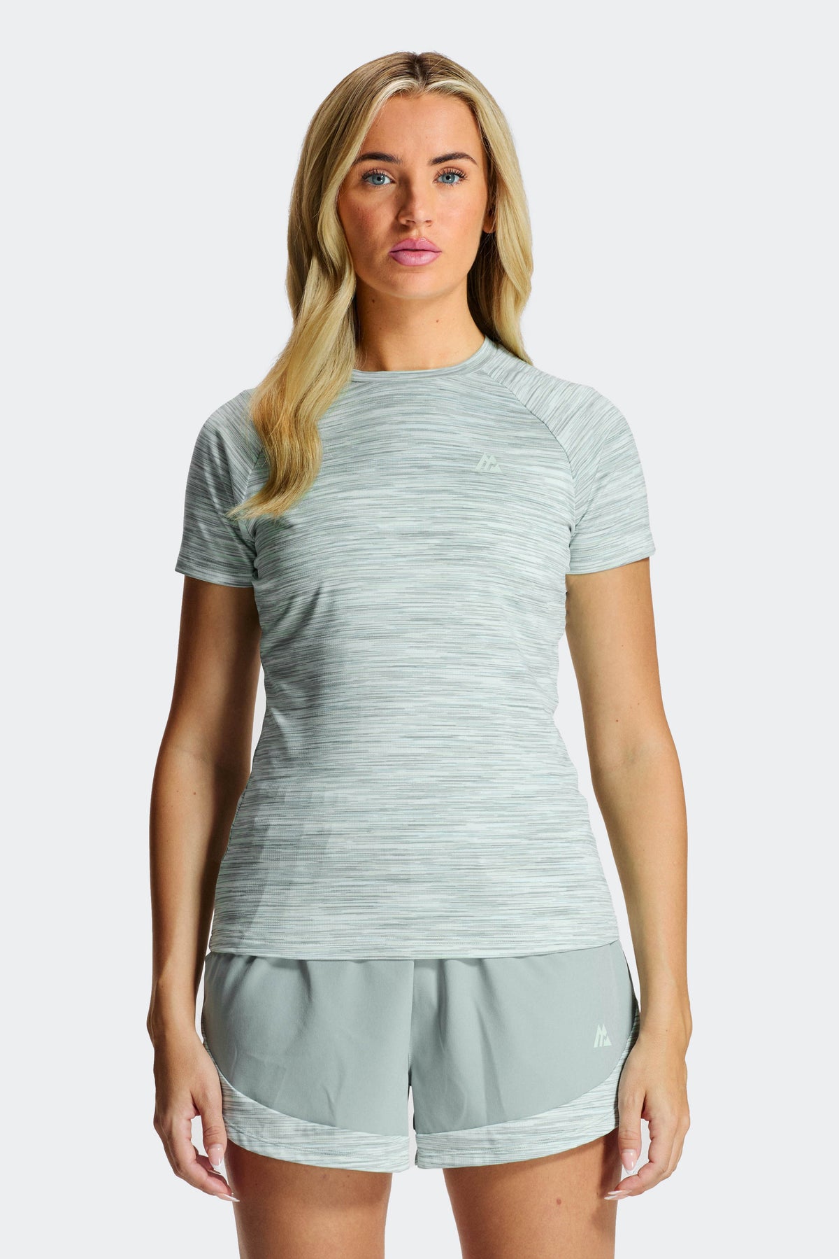 Montirex Women's Trail T-Shirt - Slate/Green/White