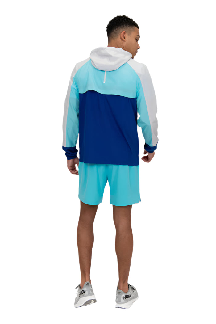 MONTIREX BREEZE Windbreaker SET - Light Smoke Grey/Neon Sky/Marine Blue