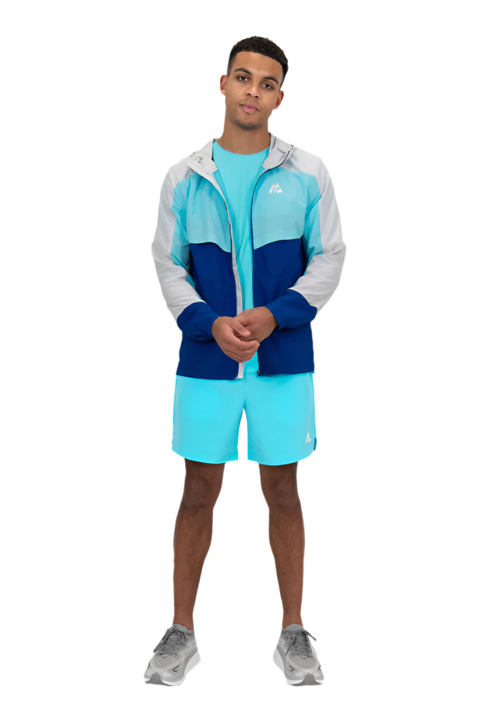 MONTIREX BREEZE Windbreaker SET - Light Smoke Grey/Neon Sky/Marine Blue