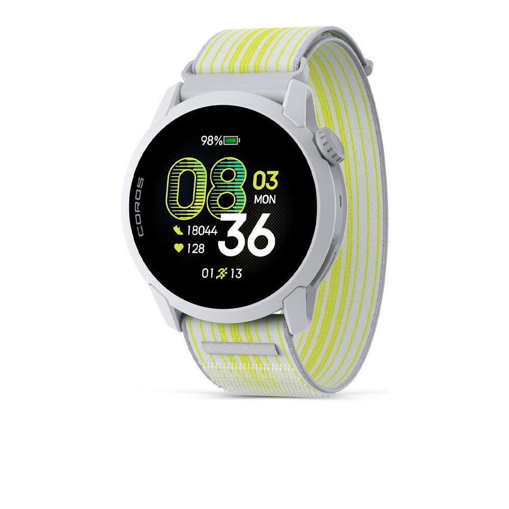 Coros PACE 4 Premium Multisport GPS Watch (Nylon Strap) - White
