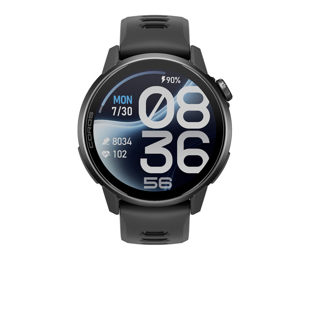 Coros PACE 4 Pro GPS Sport Watch (Silicone Strap) - Black