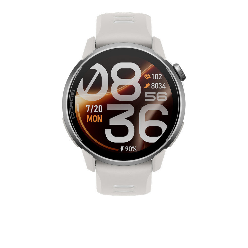 Coros PACE 4 Pro GPS Sport Watch (Silicone Strap) - White