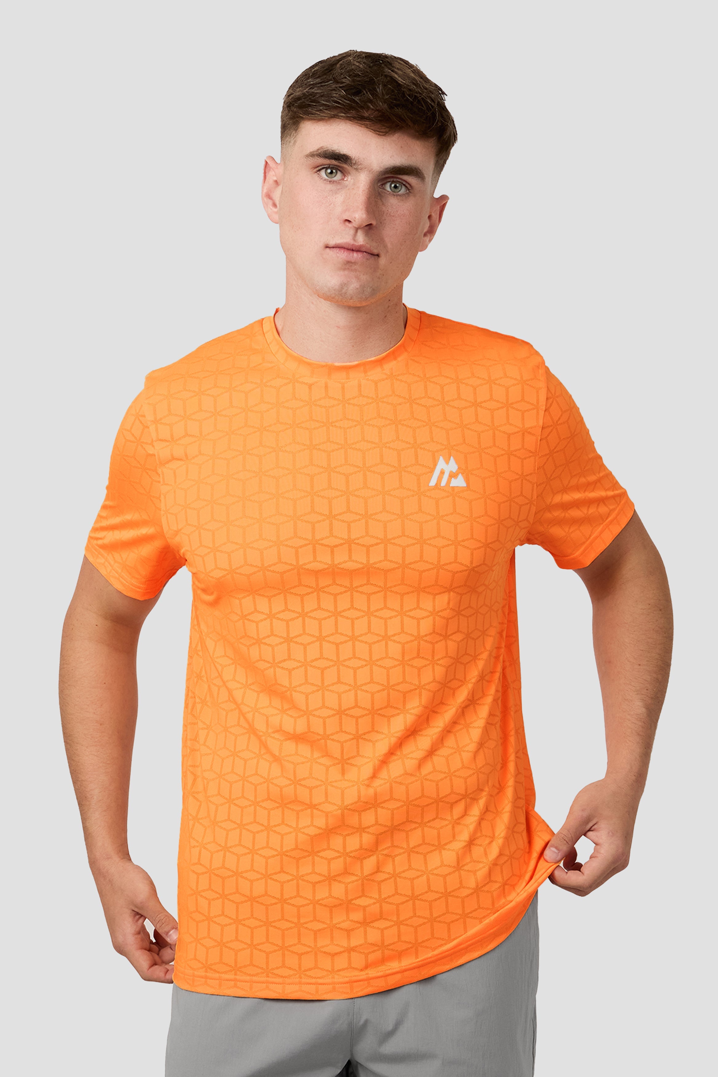 Montirex Cube T-Shirt – Blue, Orange