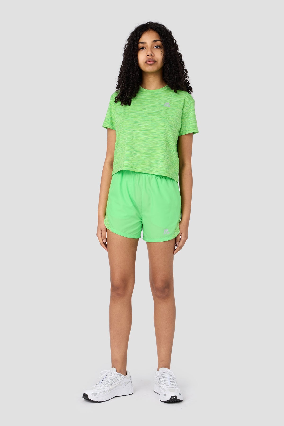 Montirex Girls' Trail Panel Short - Pistachio Apple Green Fizz Iced Matcha