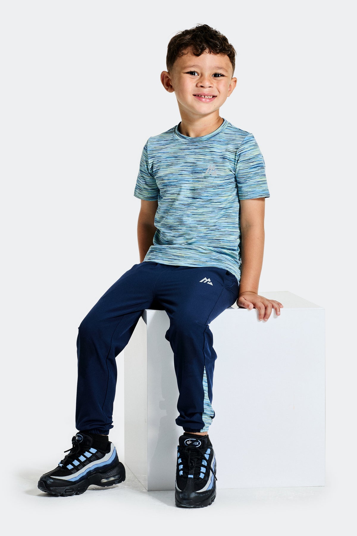Montirex Infant Boys' Trail T-Shirt - Agency Blissful Blue Lake Blue Blossom Citrus