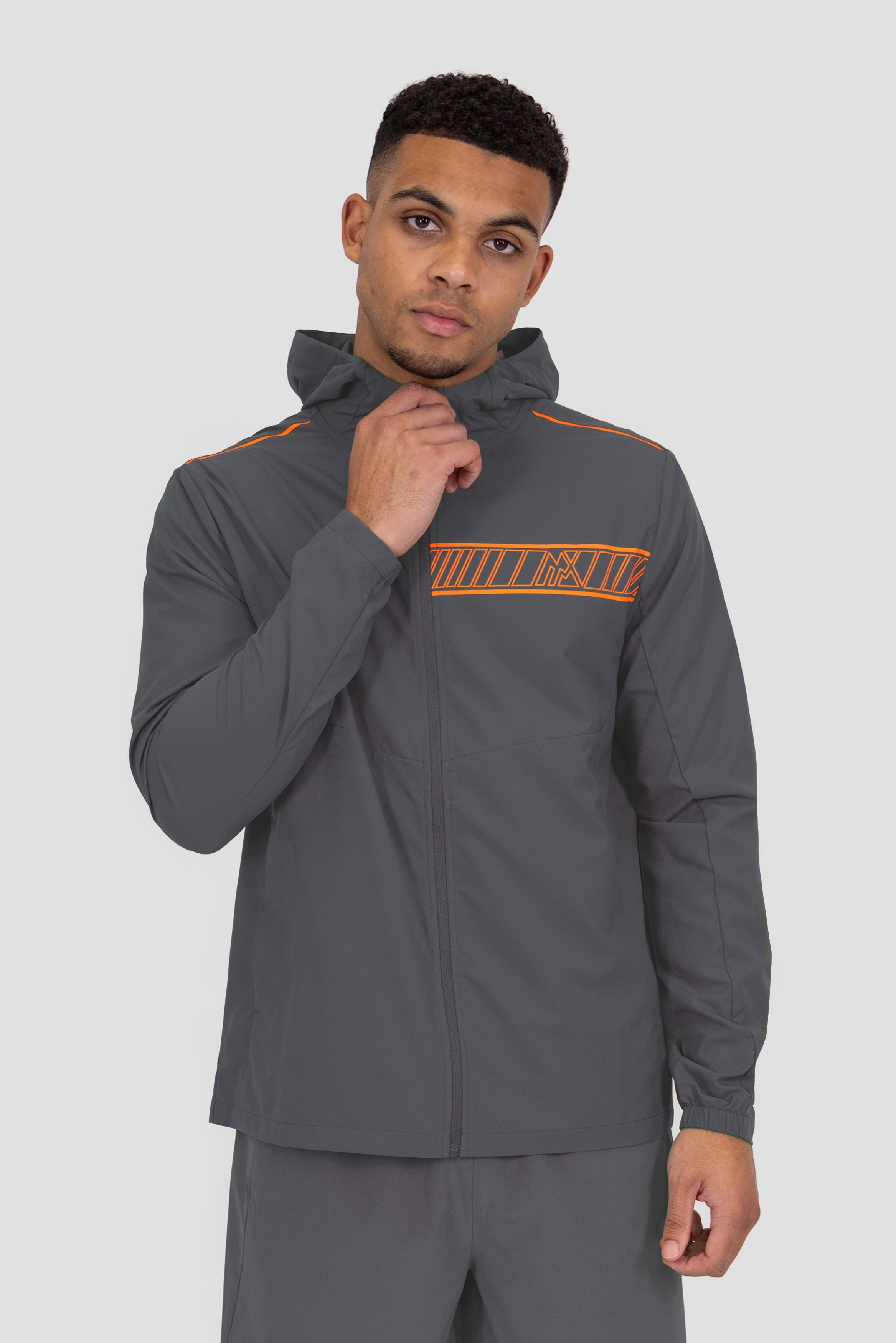 Montirex Beta Windbreaker – Grey, Orange