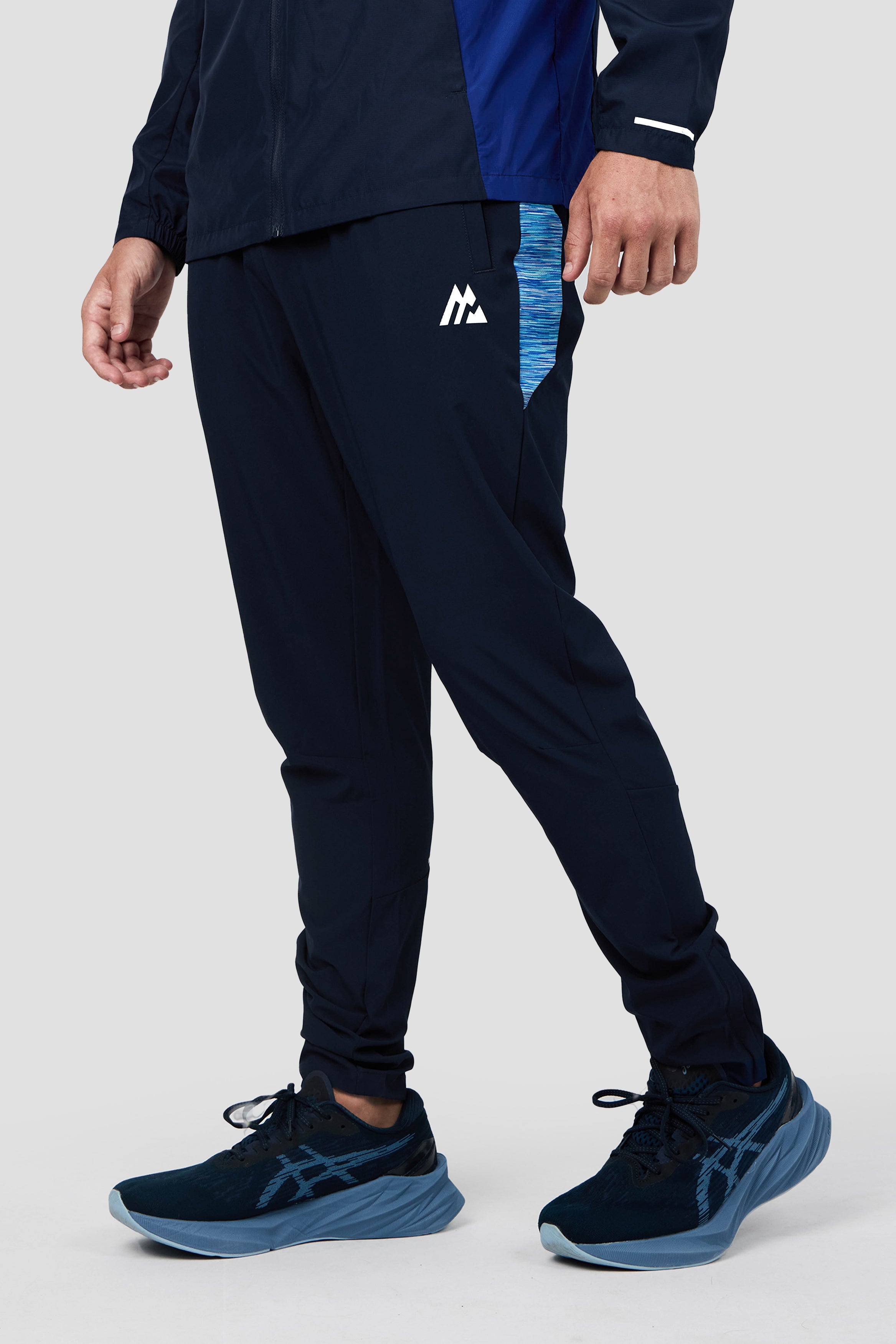 Montirex Trail Panel Running Pant – Navy, Royal Blue