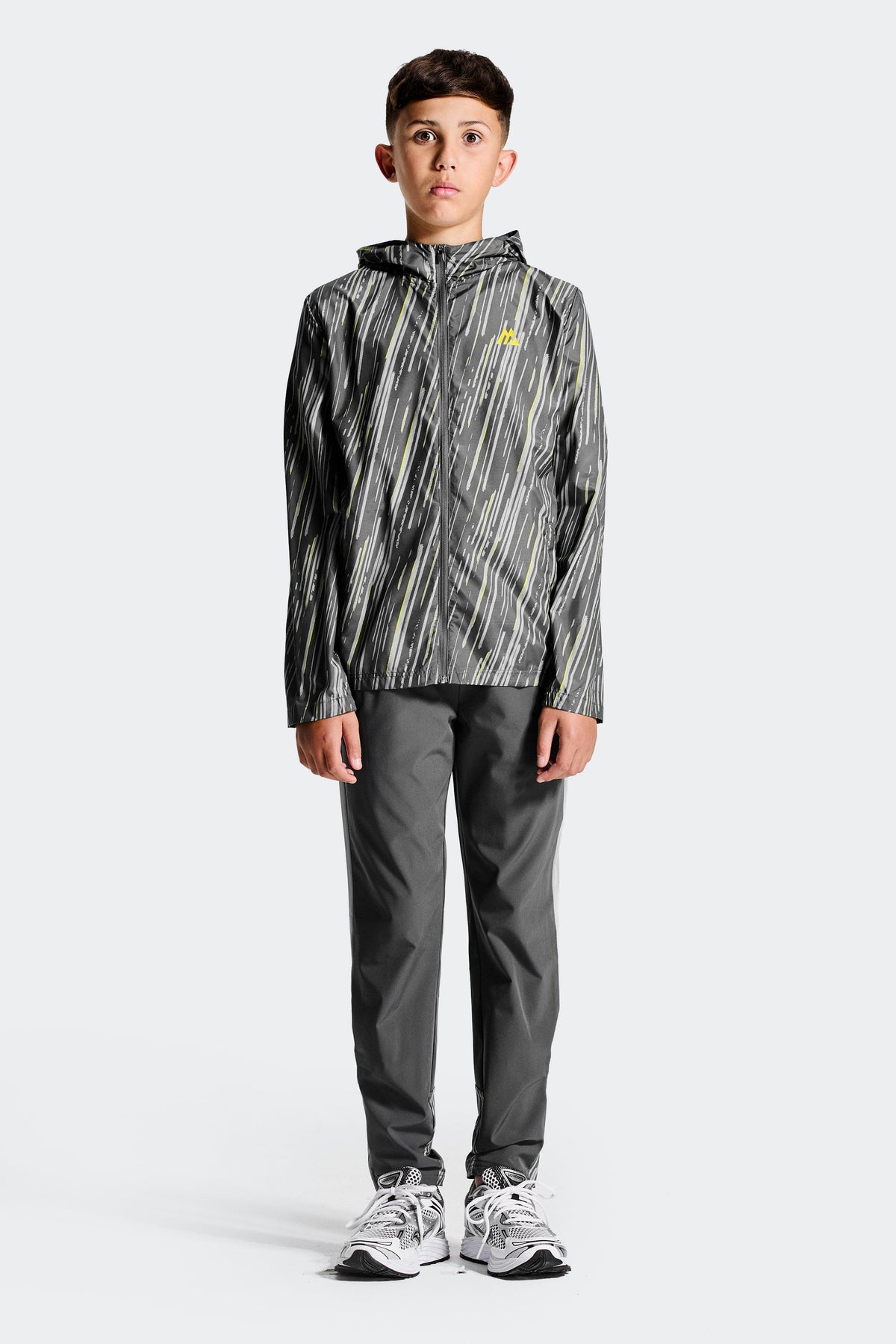 Montirex Junior Vigour Pant - Asphalt Platinum Grey Blazing Yellow
