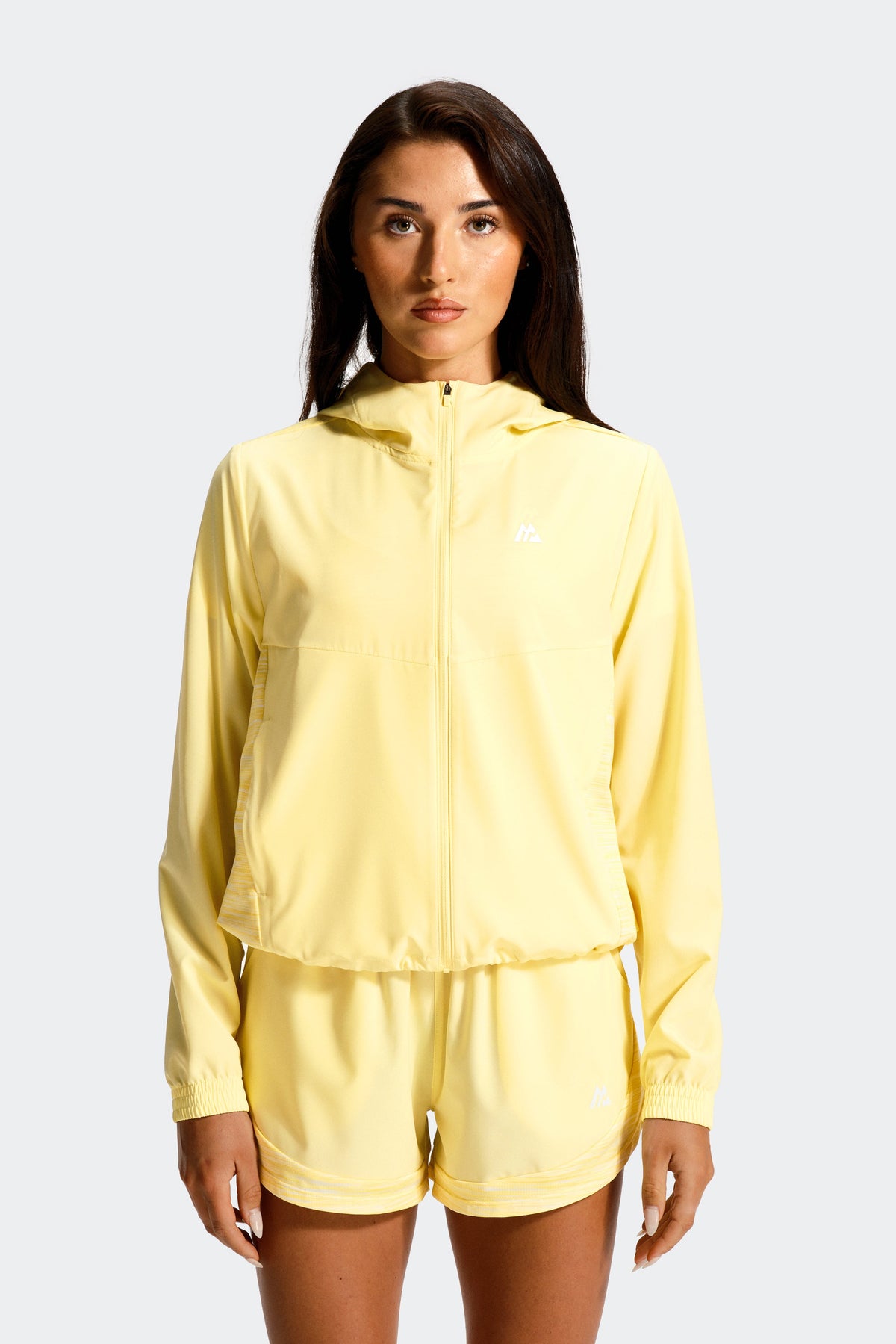 Montirex Women's Trail Windbreaker - Yellow/White