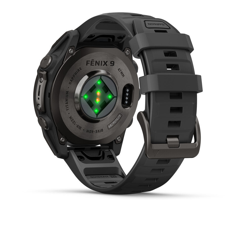 Garmin Fenix 9 Amoled Sapphire (47mm) GPS Watch - Carbon Grey Dlc Titanium