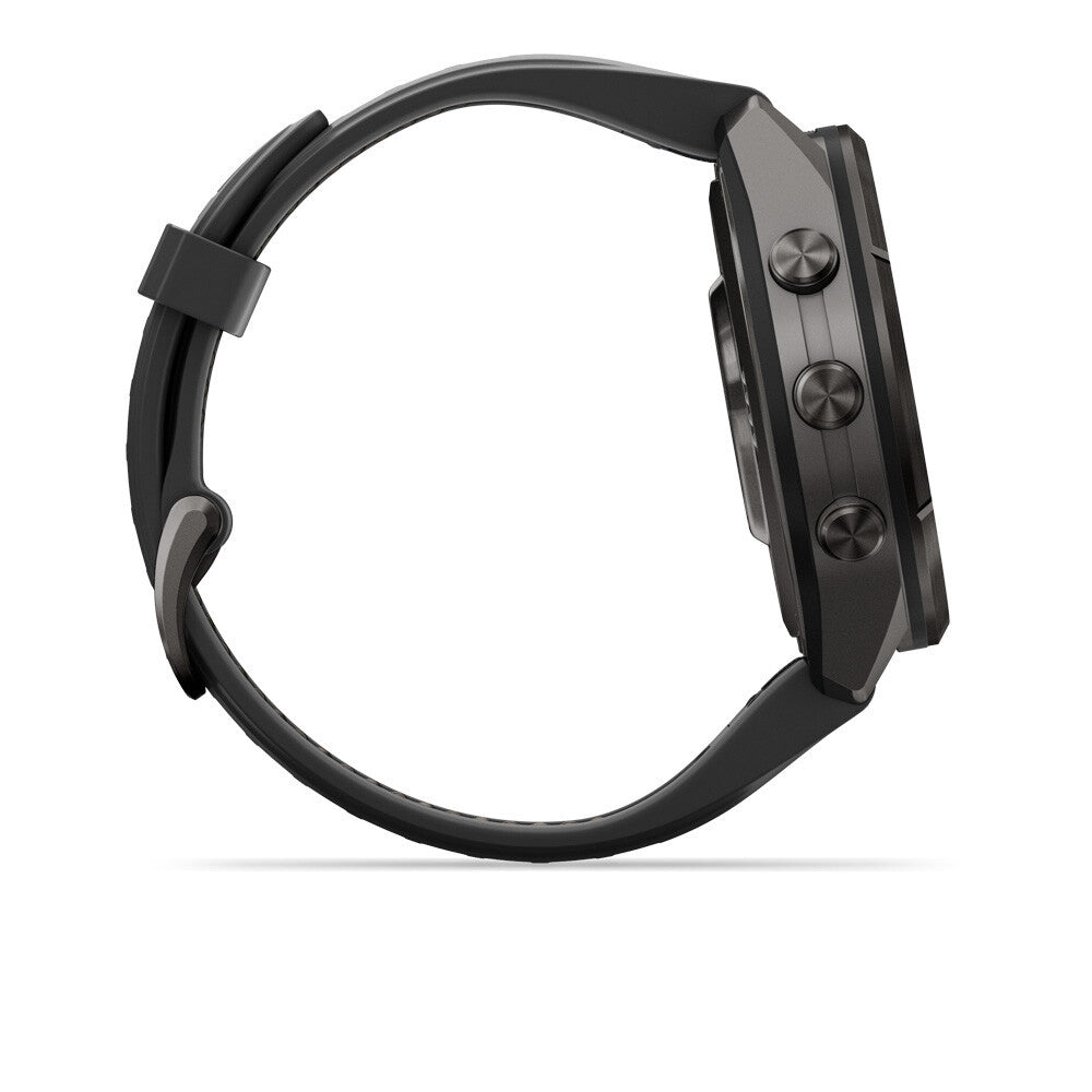 Garmin Fenix 9 Pro inReach Amoled Sapphire (43mm) GPS Watch - Carbon Grey Dlc Titanium/Black/Pebble