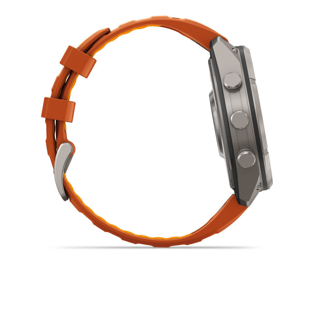 Garmin Fenix 9 Pro inReach Amoled Sapphire (47mm) GPS Watch - Titanium/Autumn Orange