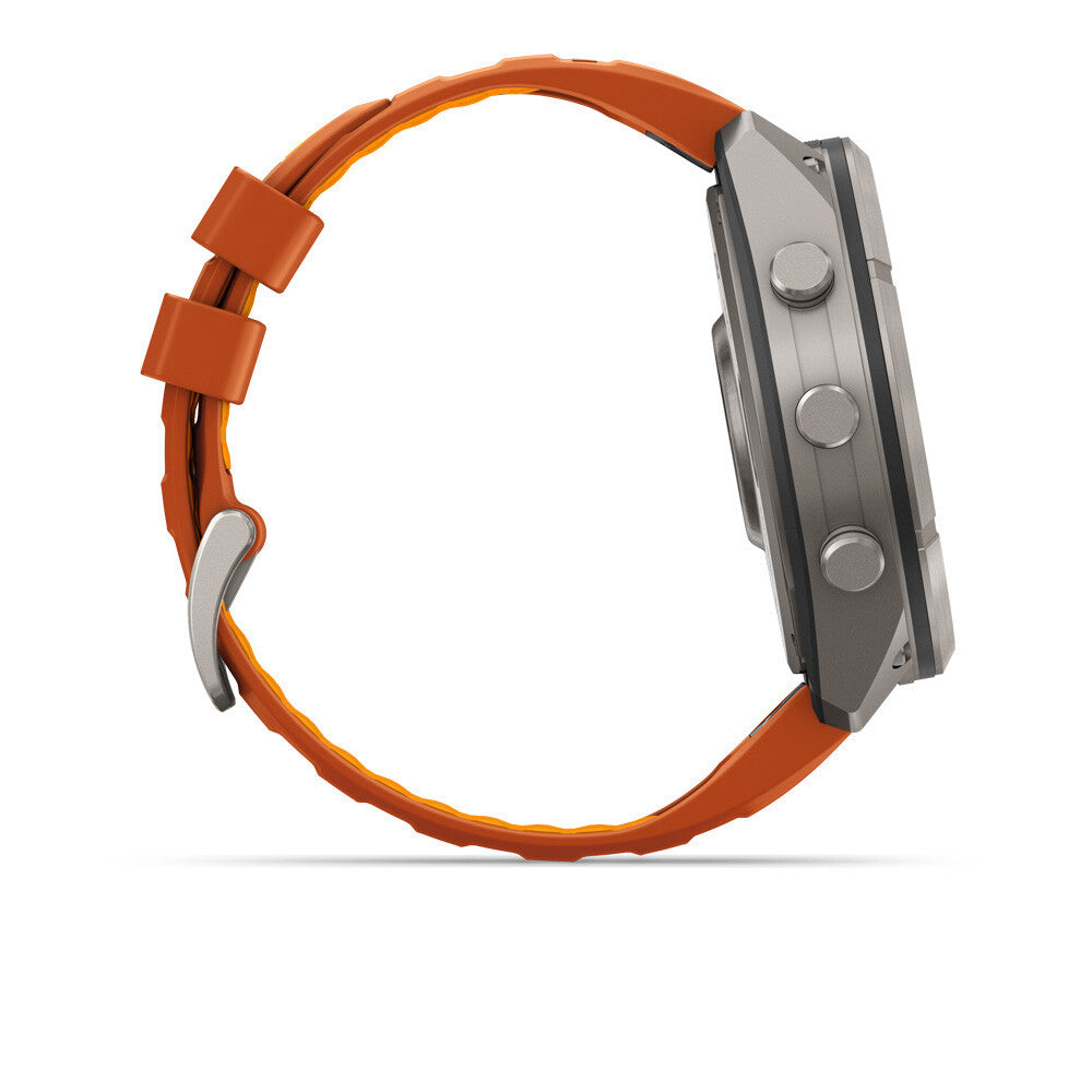 Garmin Fenix 9 Pro inReach Amoled Sapphire (51mm) GPS Watch - Titanium/Autumn Orange